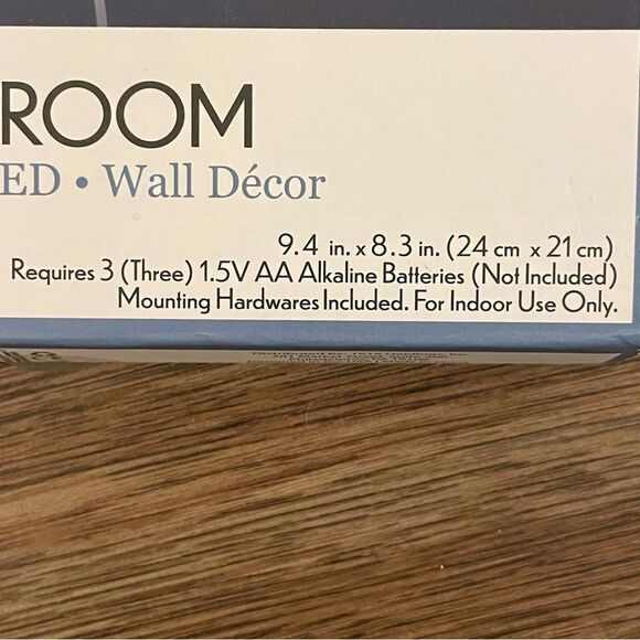 NIB Room 2 Room LED Neon Mushroom Battery Operated Light Red and White - Picture 7 of 7